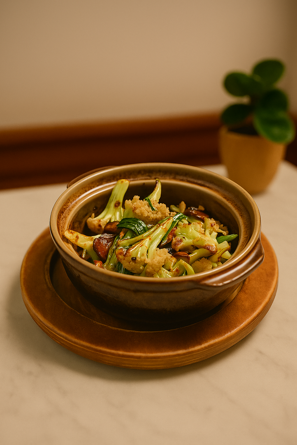 有机花菜炒腊肠.png