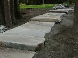 Thick Flagstone Installation