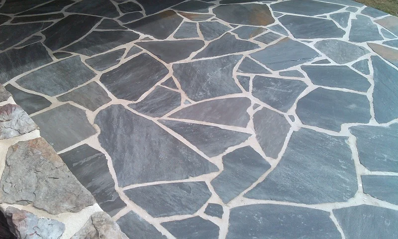 Medium Flagstone Patio Installation
