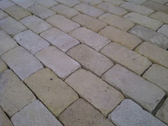 Tumbled Cobbles Patio Installation