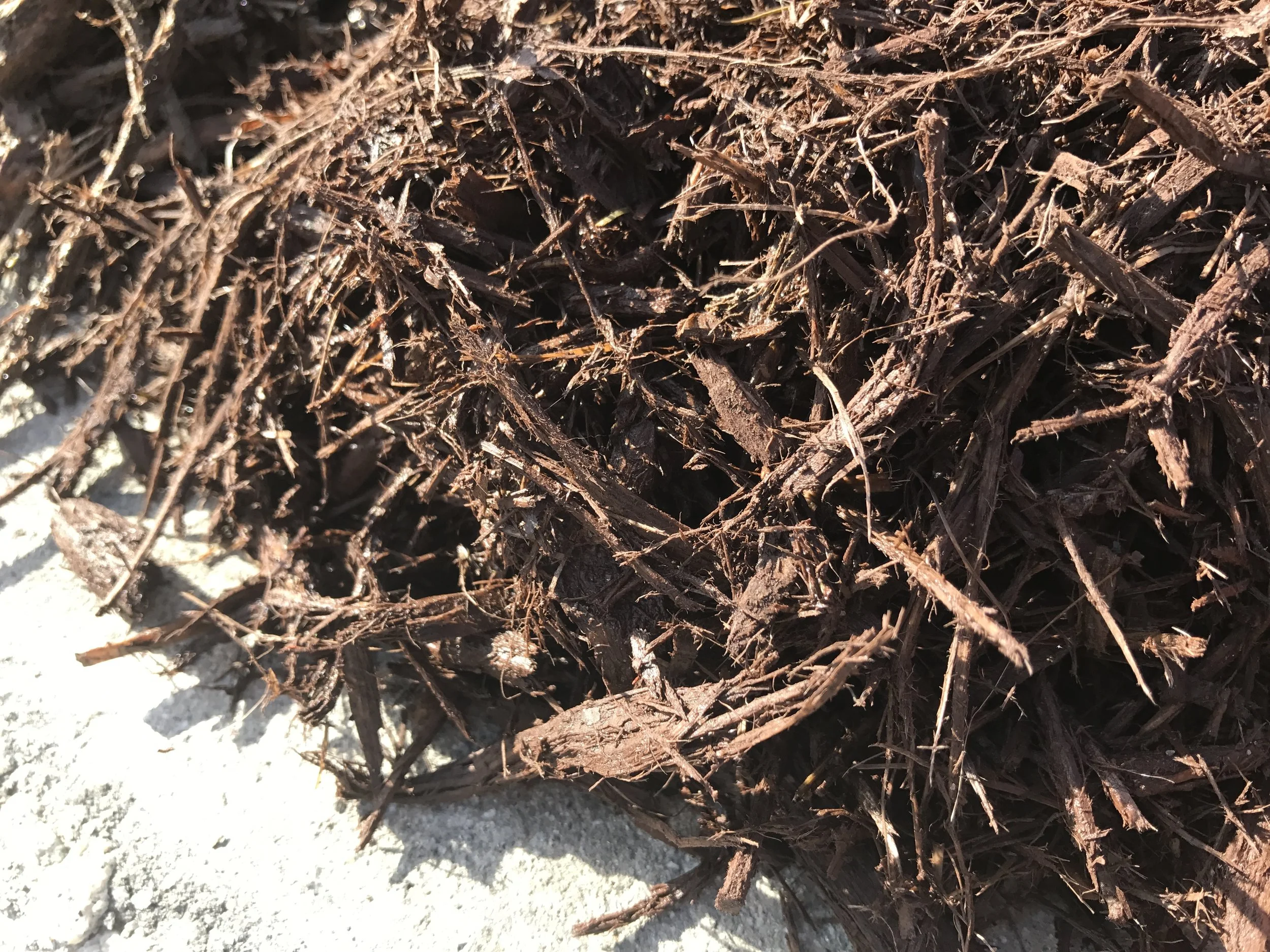 Brown Mulch Texture