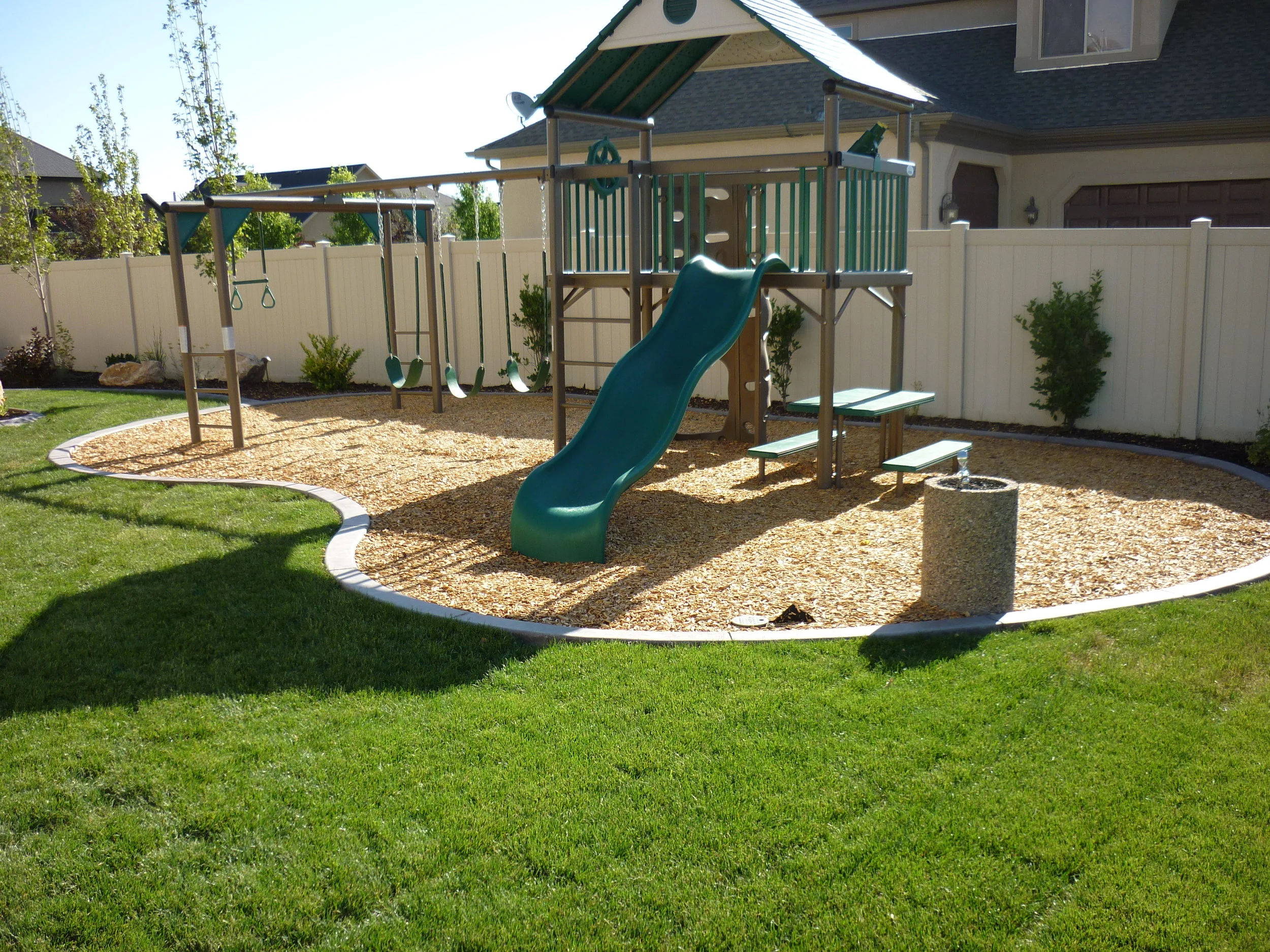 Kid Safe Mulch Installation