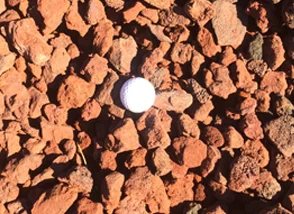 Red Lava Rock