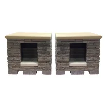 Wood Boxes 2'1"D x 3'3"W x 3'1"H