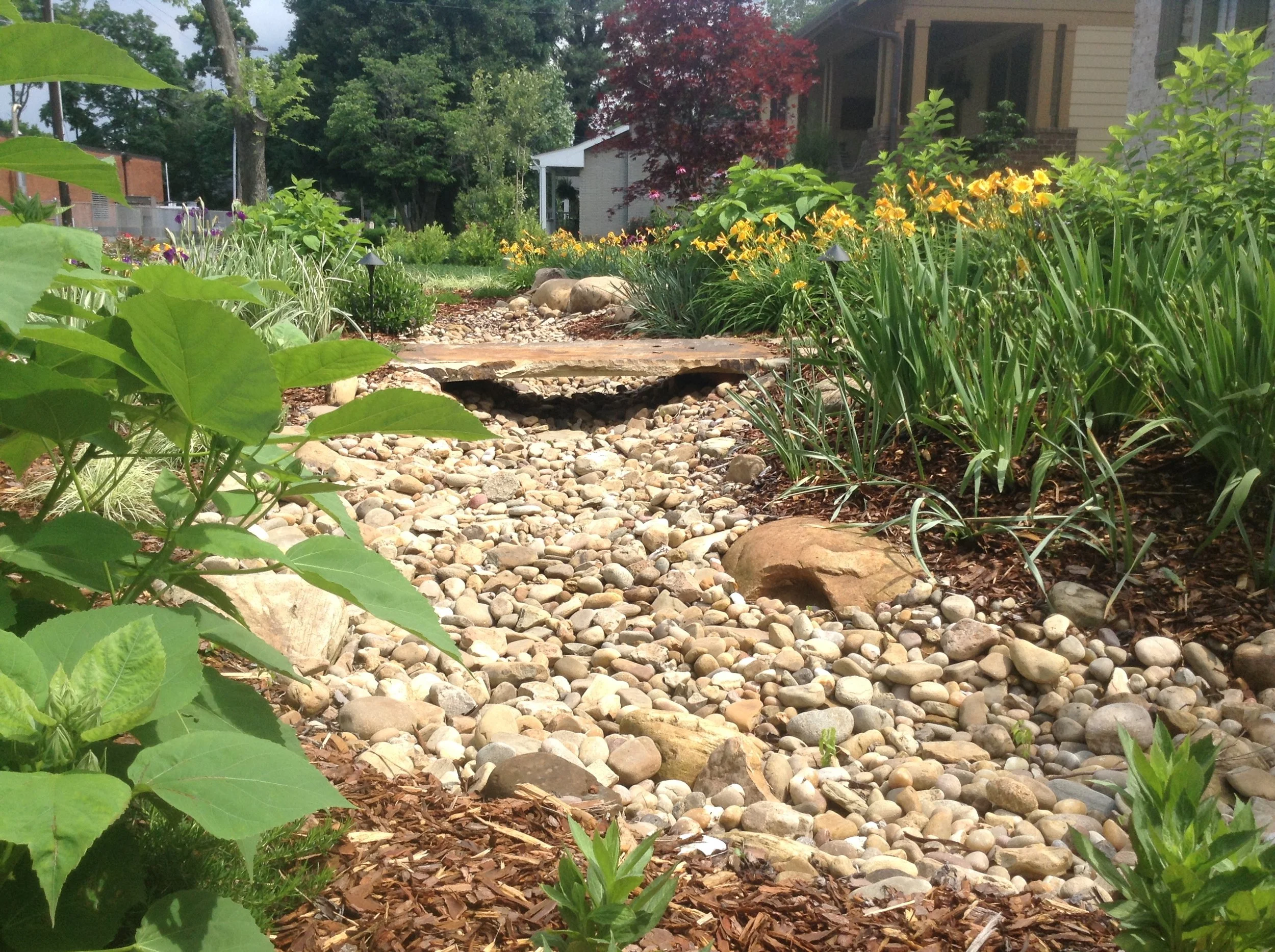 Run-off Solution: Dry Creek Bed