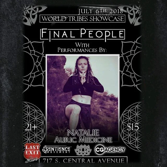 Join us this Friday in #Phoenix with @auricmedicine as we adventure into the music of the Final People. 
Message us for presale tickets!