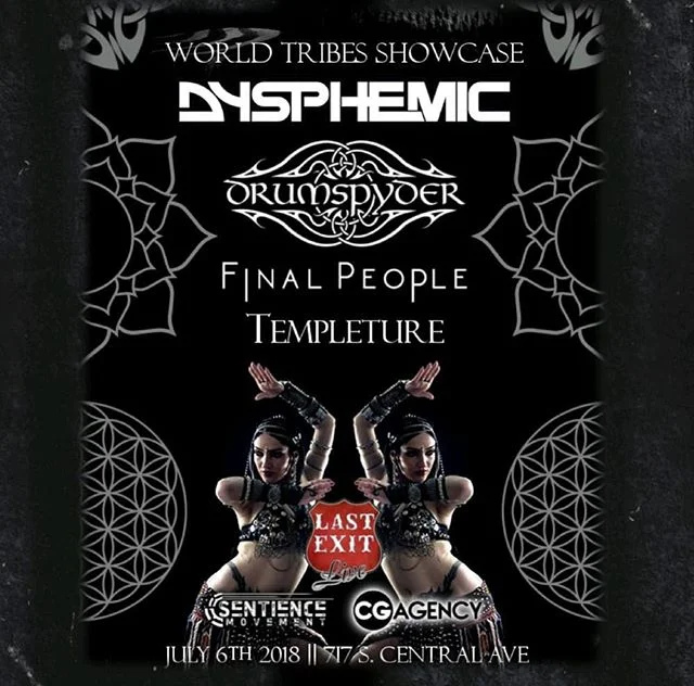This Friday in #Phoenix, sharing the stage with Drumspyder, Dysphemic and Templeture. @lastexitlive
Message me for presale tickets!