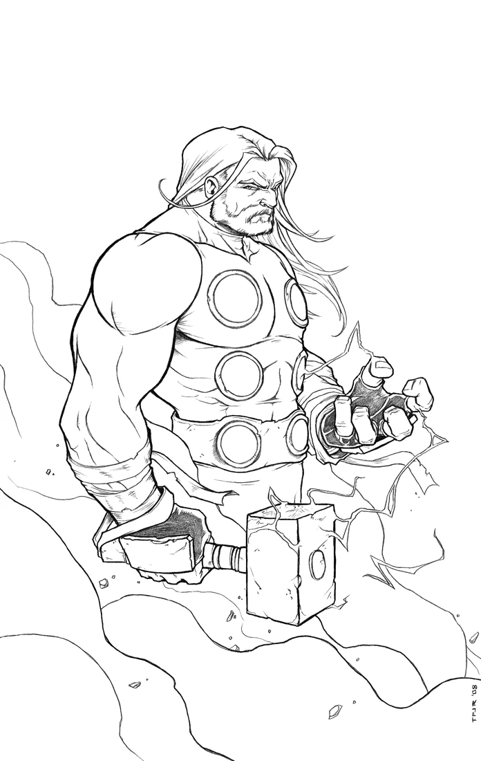 Ultimates 3: Thor Pencils