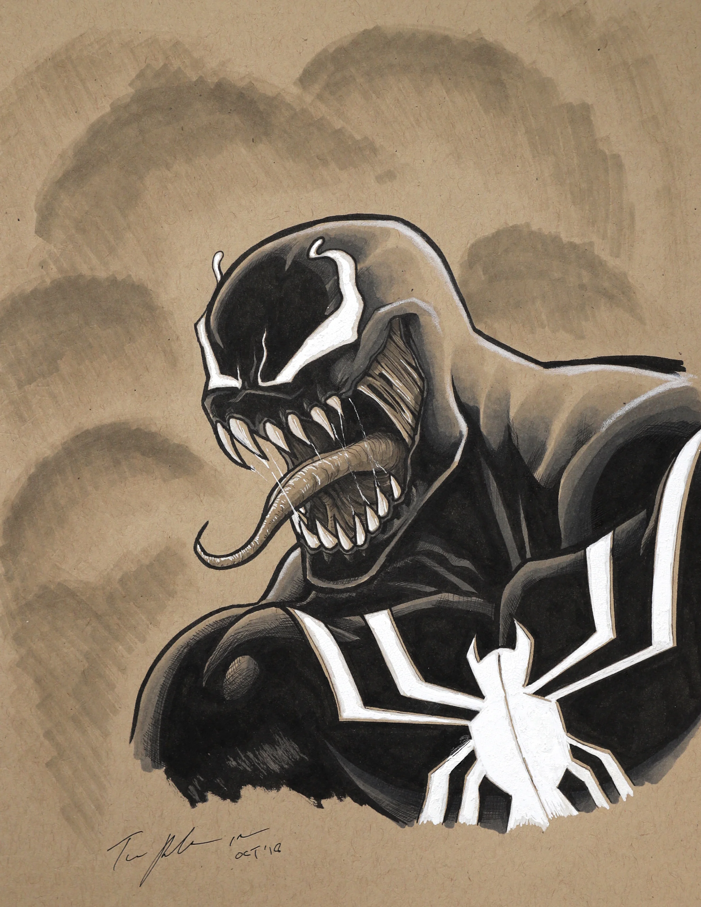 Venom: Brown Tonal Paper