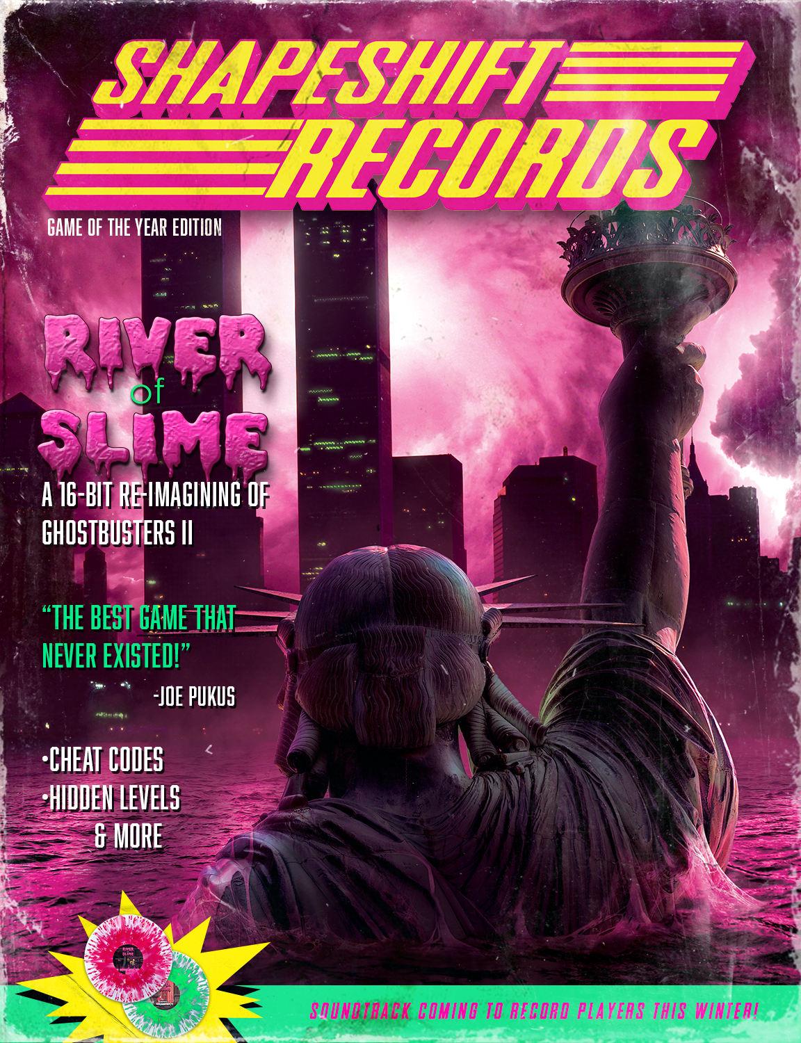 Shapeshift Records Promo Art "RIVER of SLIME"