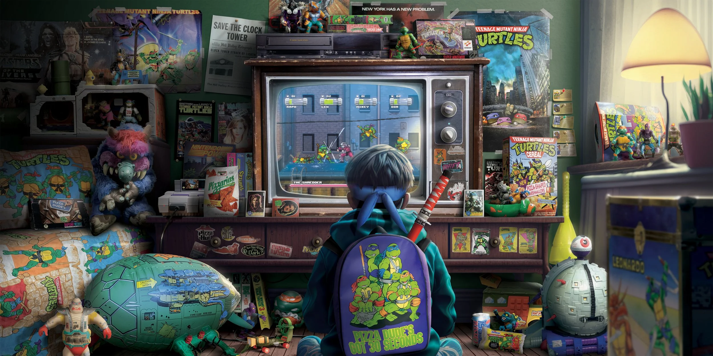 Gatefold Poster for PIZZA DUDE's Got 30 Seconds