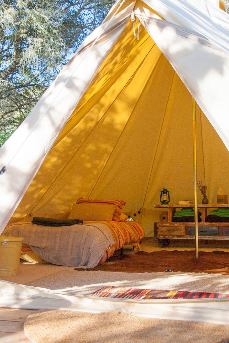 Luxury camping