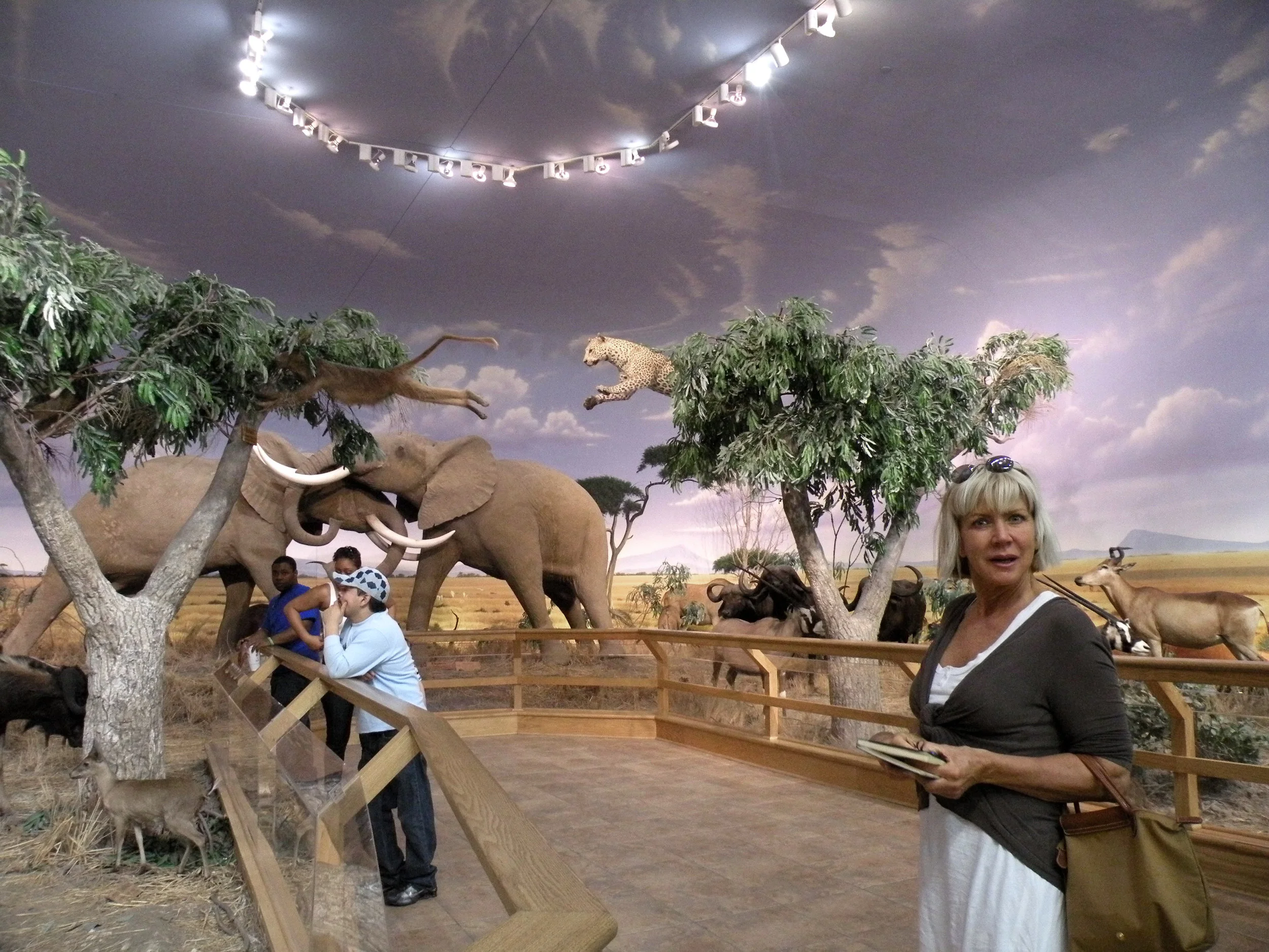 SmellScape KCK/KCMO site research with Sissel Tolaas, Cabela's, Kansas City, Kansas, 2011. Image credit: Megan Mantia