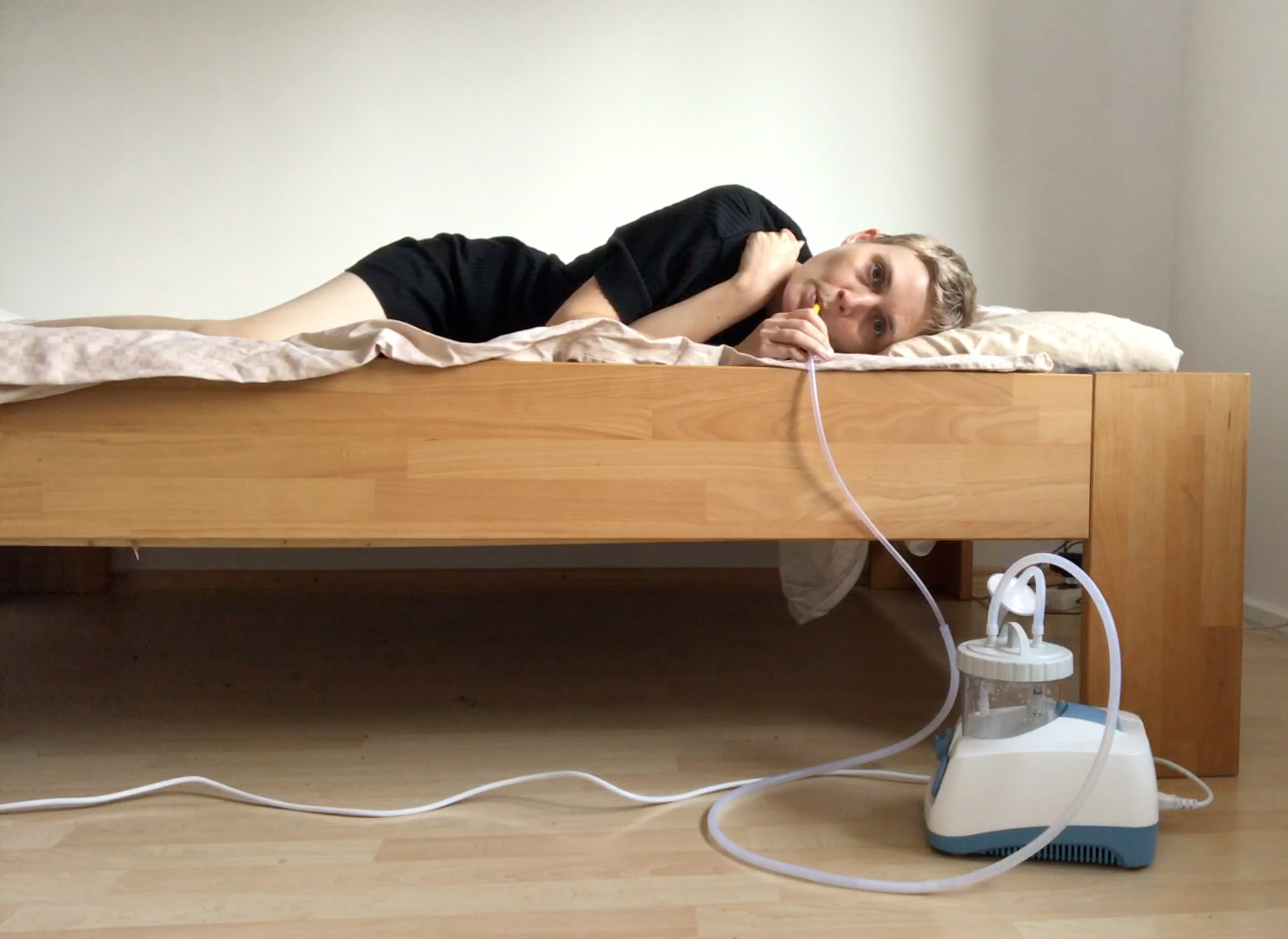 Heather Dewey-Hagborg, T3511 , 2018, film still, 9:04 min. (Heather Dewey-Hagborg and Toshiaki Ozawa)