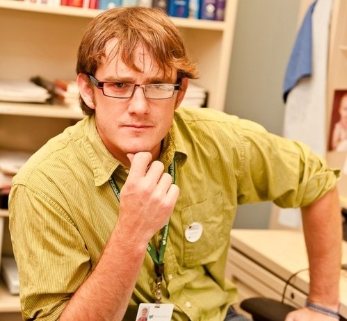 Michael Babcock is the Director of Marketing and Communications at Finlandia University. Taking after his hockey roots, Michael's golf style involves hunching over a child's putter swing it like a hockey stick.