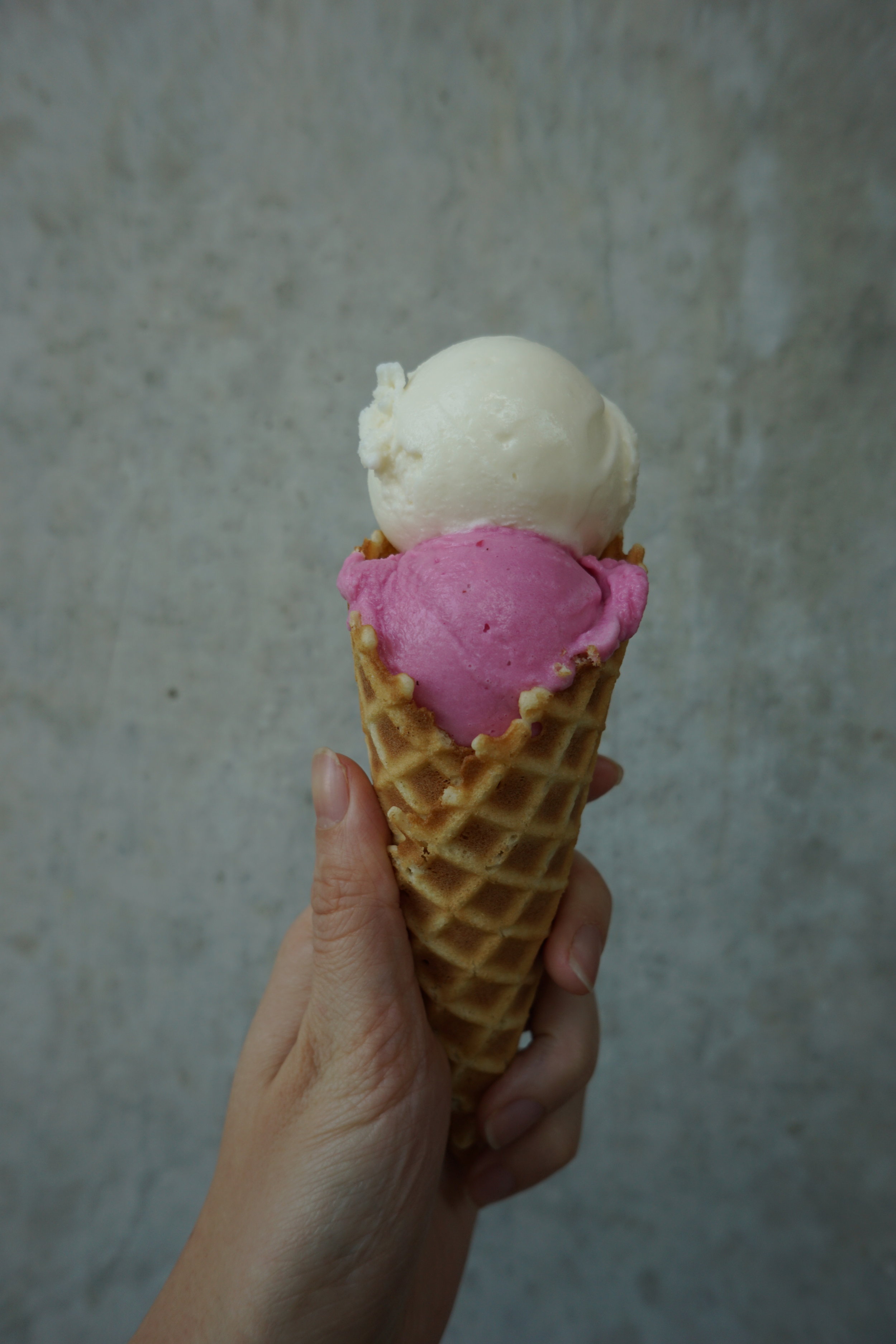 Beetroot scoops at Lick Honest Ice Cream