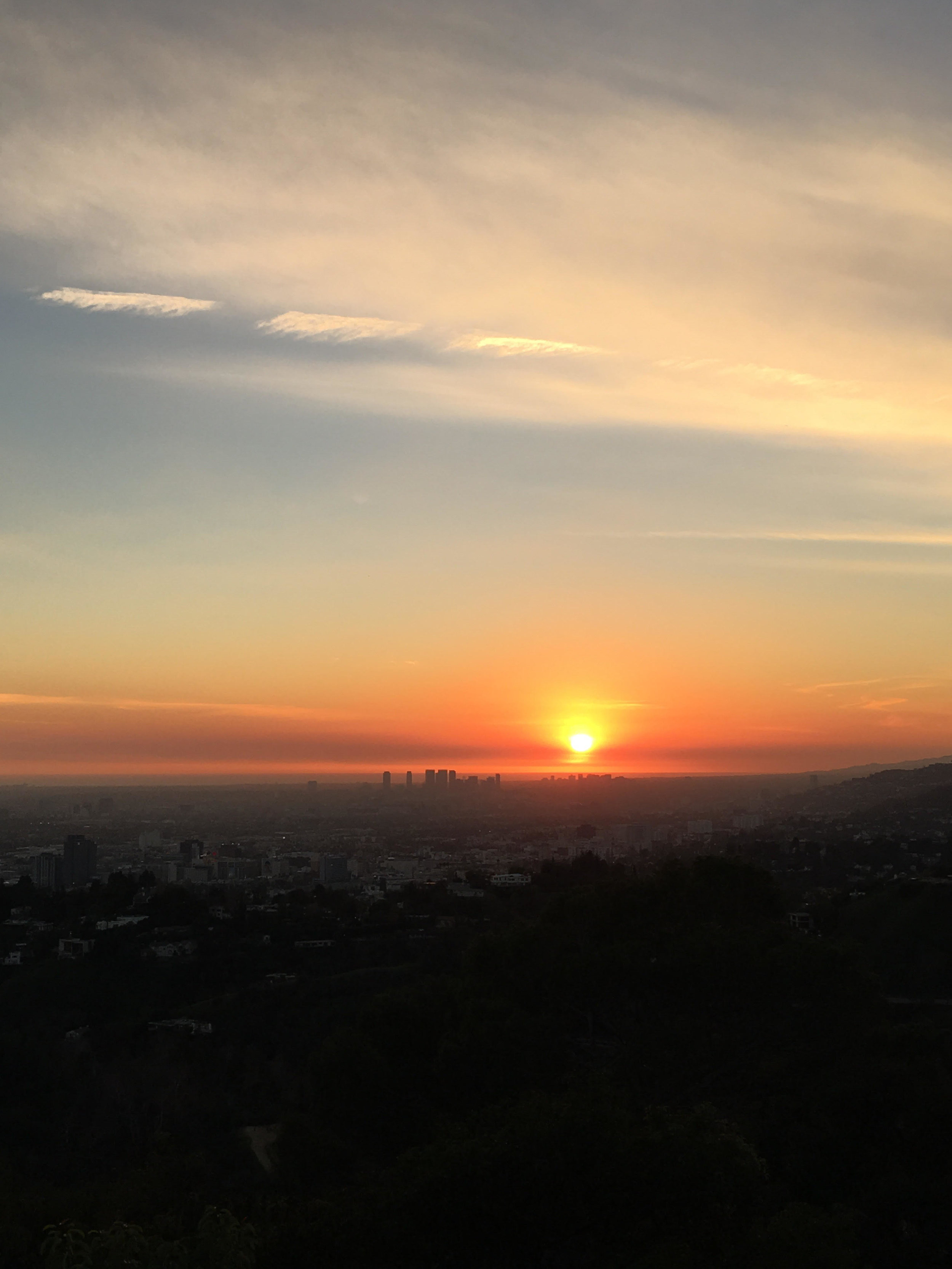 Don't miss sunset at Griffith Park Observatory