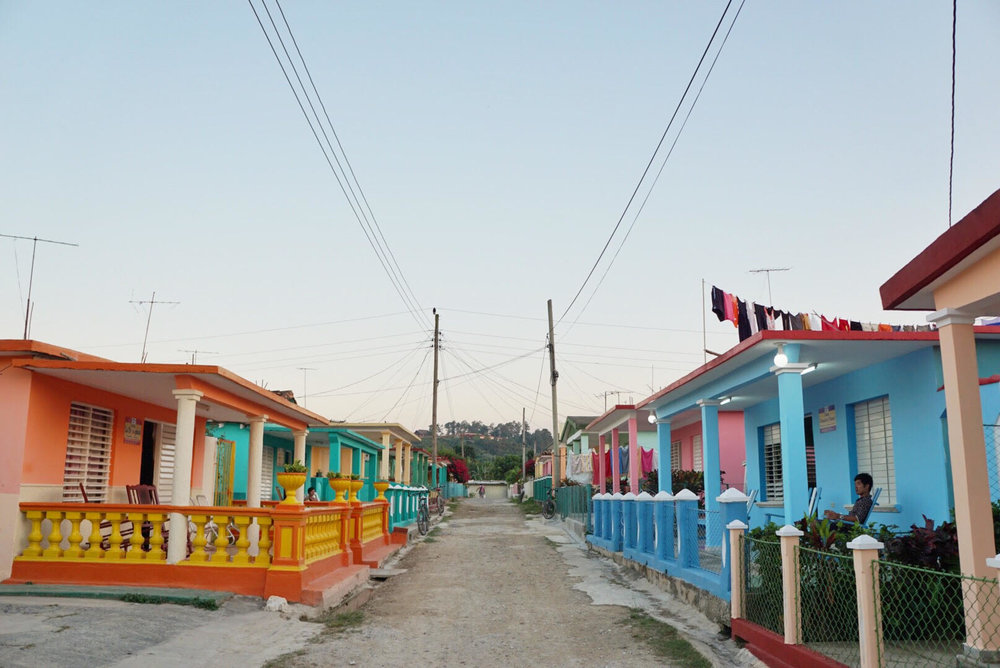 The colourful streets of Viñales