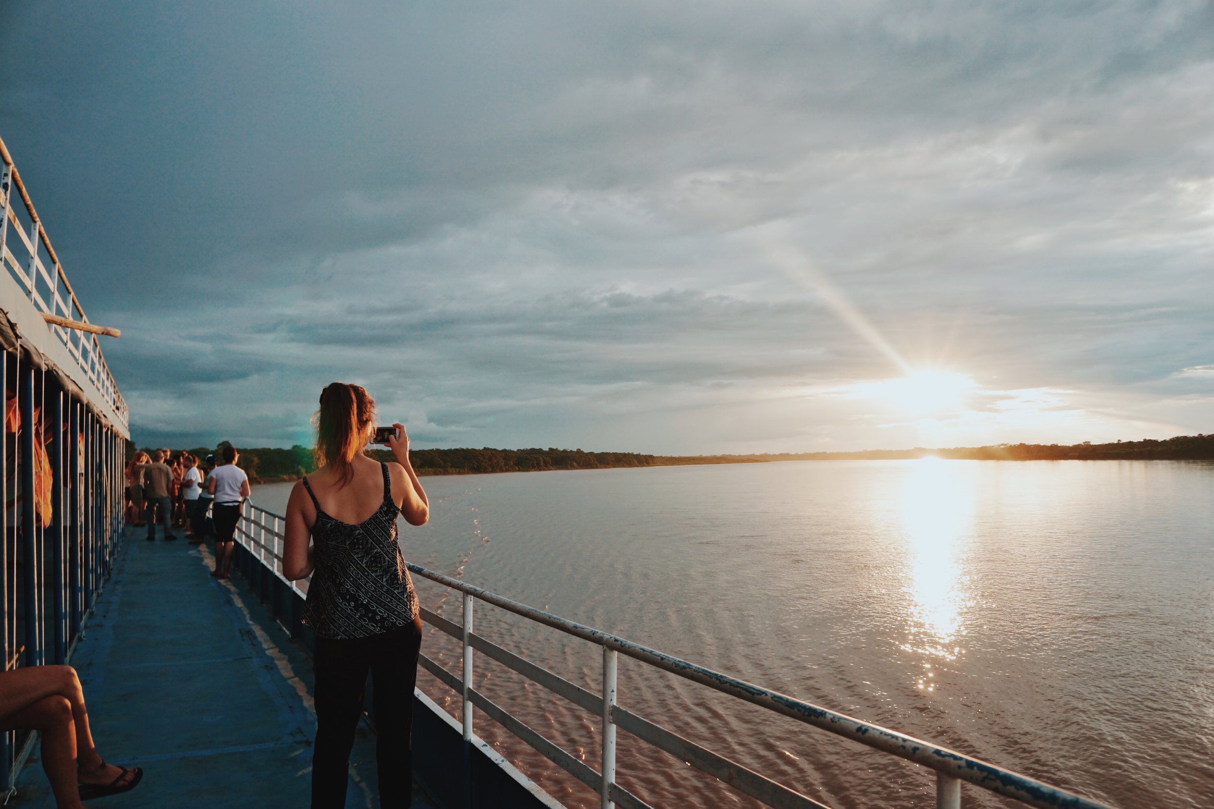  Some of the most gorgeous sunsets we saw in South America. 