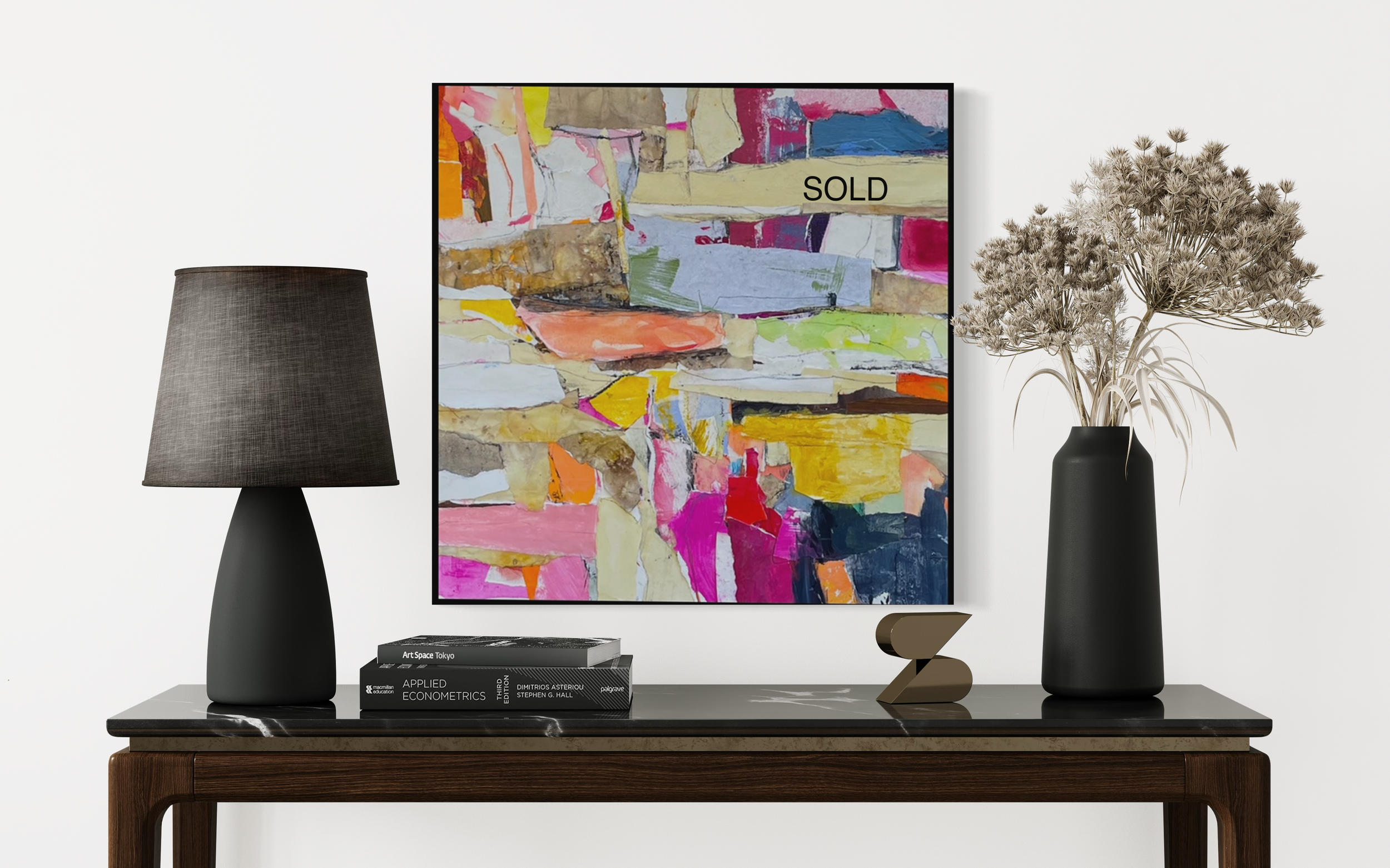 SOLD ---OutGoing Love #1 Mixed Media on Canvas 24x24