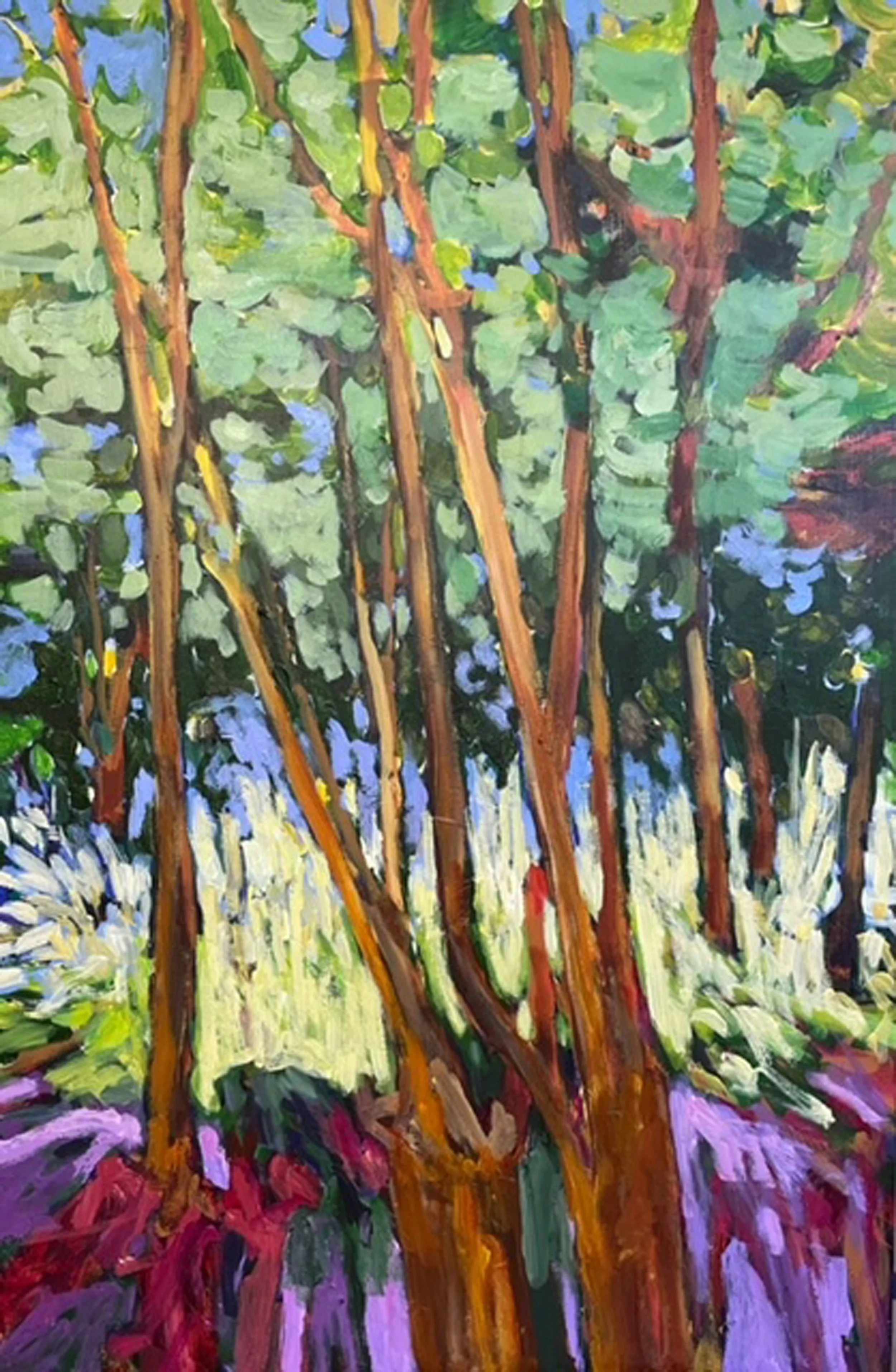 Yellow Green Violet Trees_Acrylic on Canvas 36x24_Higgins_2022_$600 (002).jpg