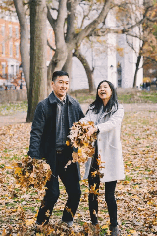 GIF - J&J Throwing Leaves.gif