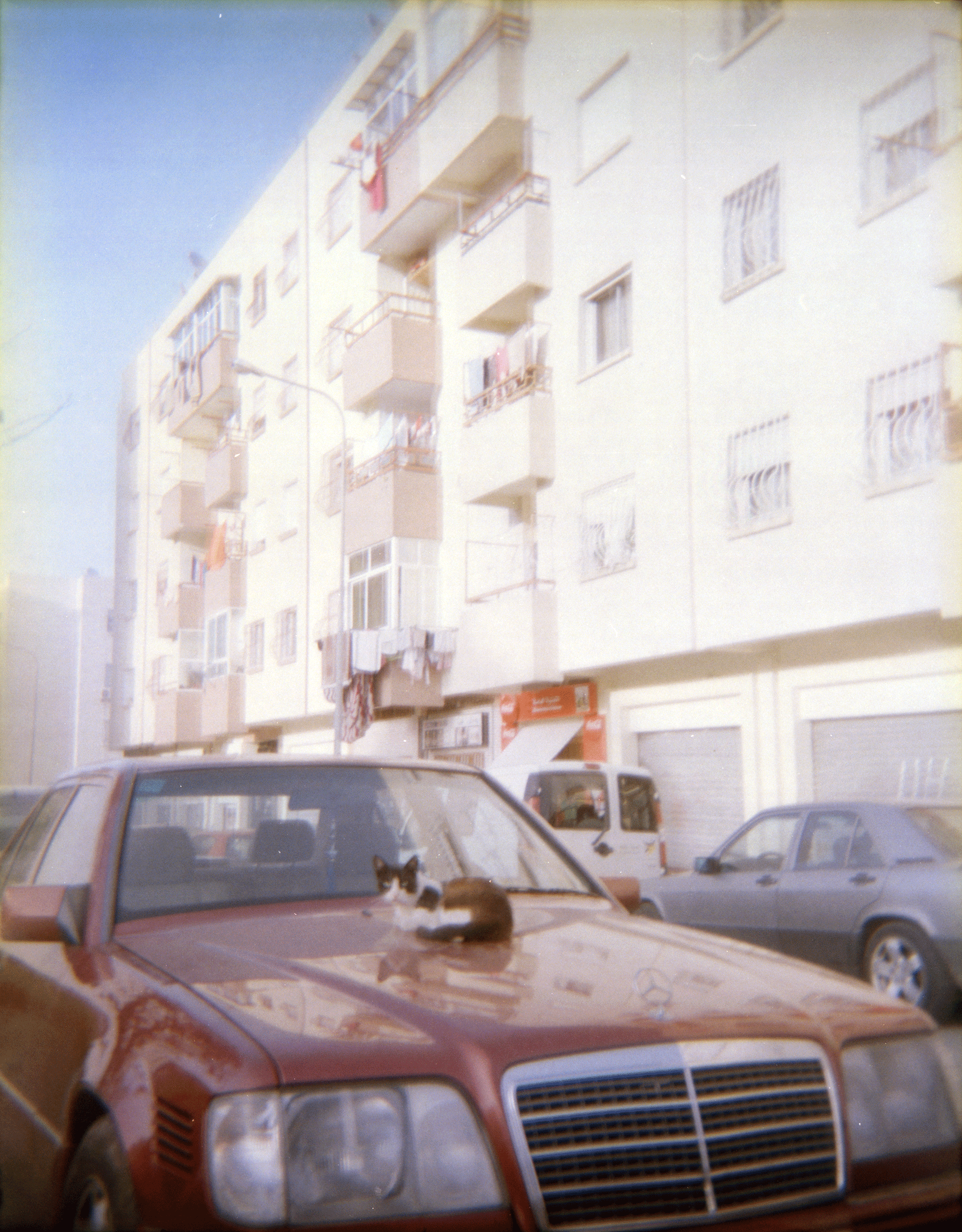The Cat Outside takes place in Tangier, Morocco at the old haunts of various beat generation writers and ex-pats, including William S. Burroughs to whom the series' title is in reference to.