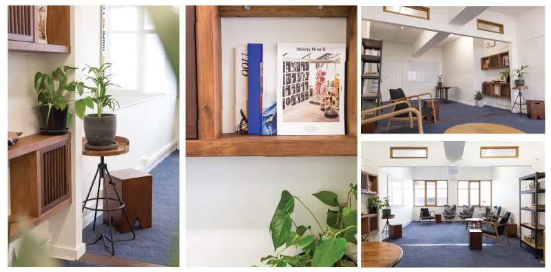 A sneak peek of our brand new room especially for group workshops.