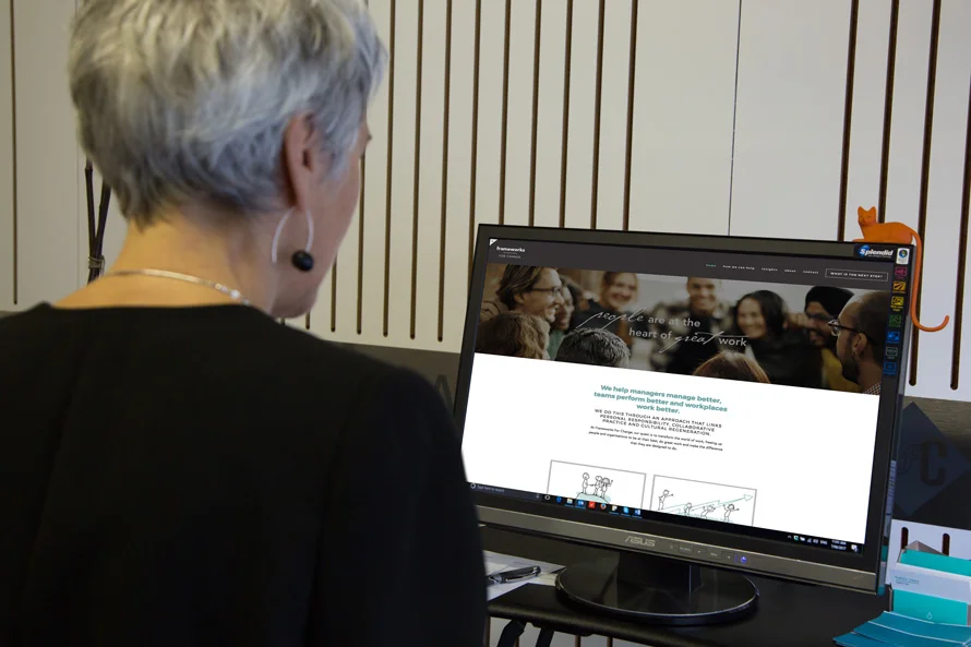 The whole Frameworks team has had a large input to the design of the new branding and website.