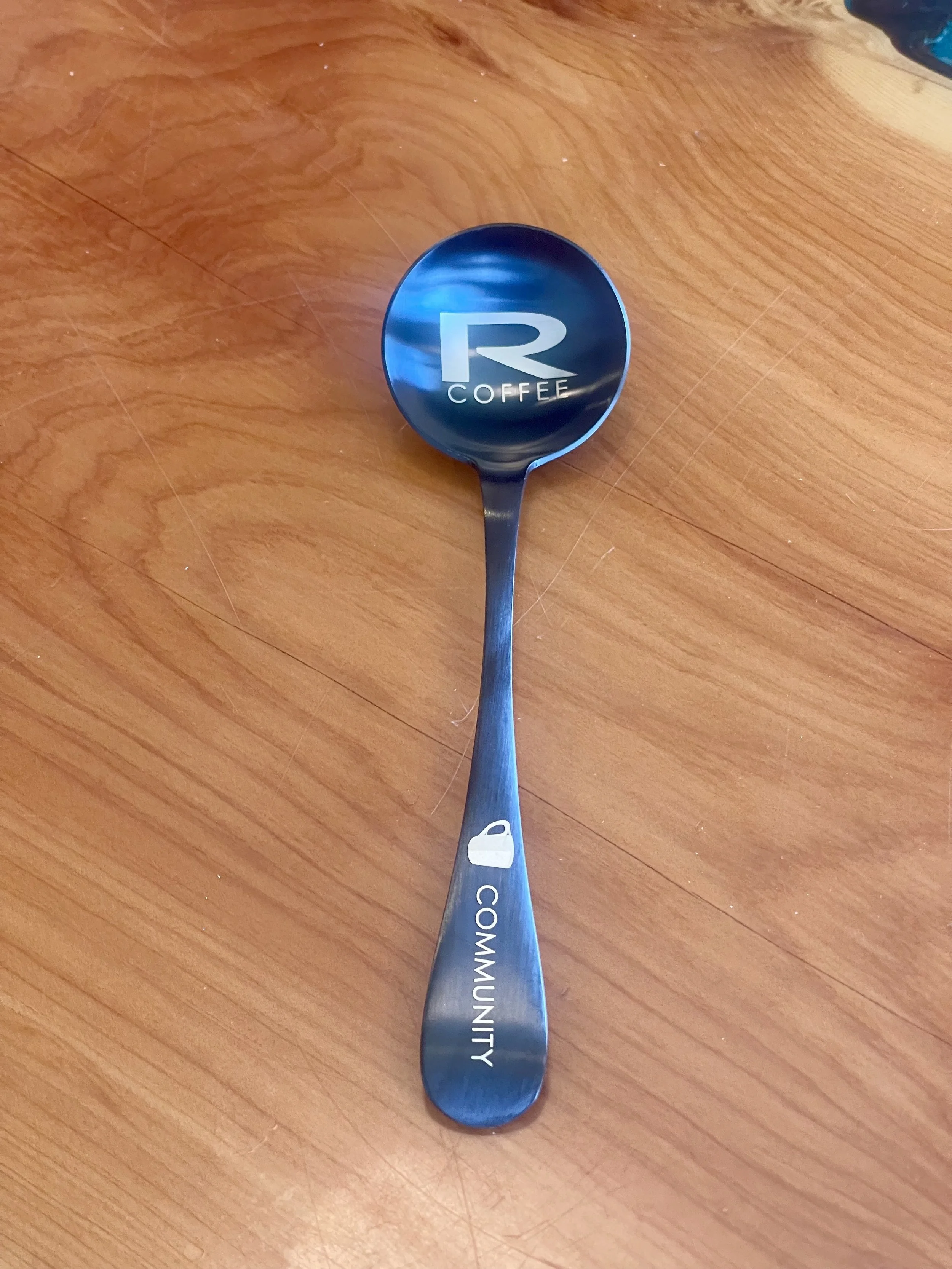 Titanium Cupping Spoon Matte Black ROCC Coffee Community.jpg
