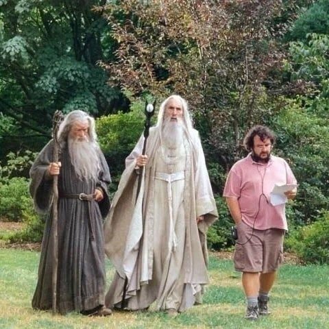 Just hanging out with a couple of wizards
.
.
.
.
.
#merchantserviceinnovations #wizard #wizards #lotr #thelordoftheringstrilogy #gandalf #peterjackson #ianmckellen #saruman #christopherlee #onset #movie #actors