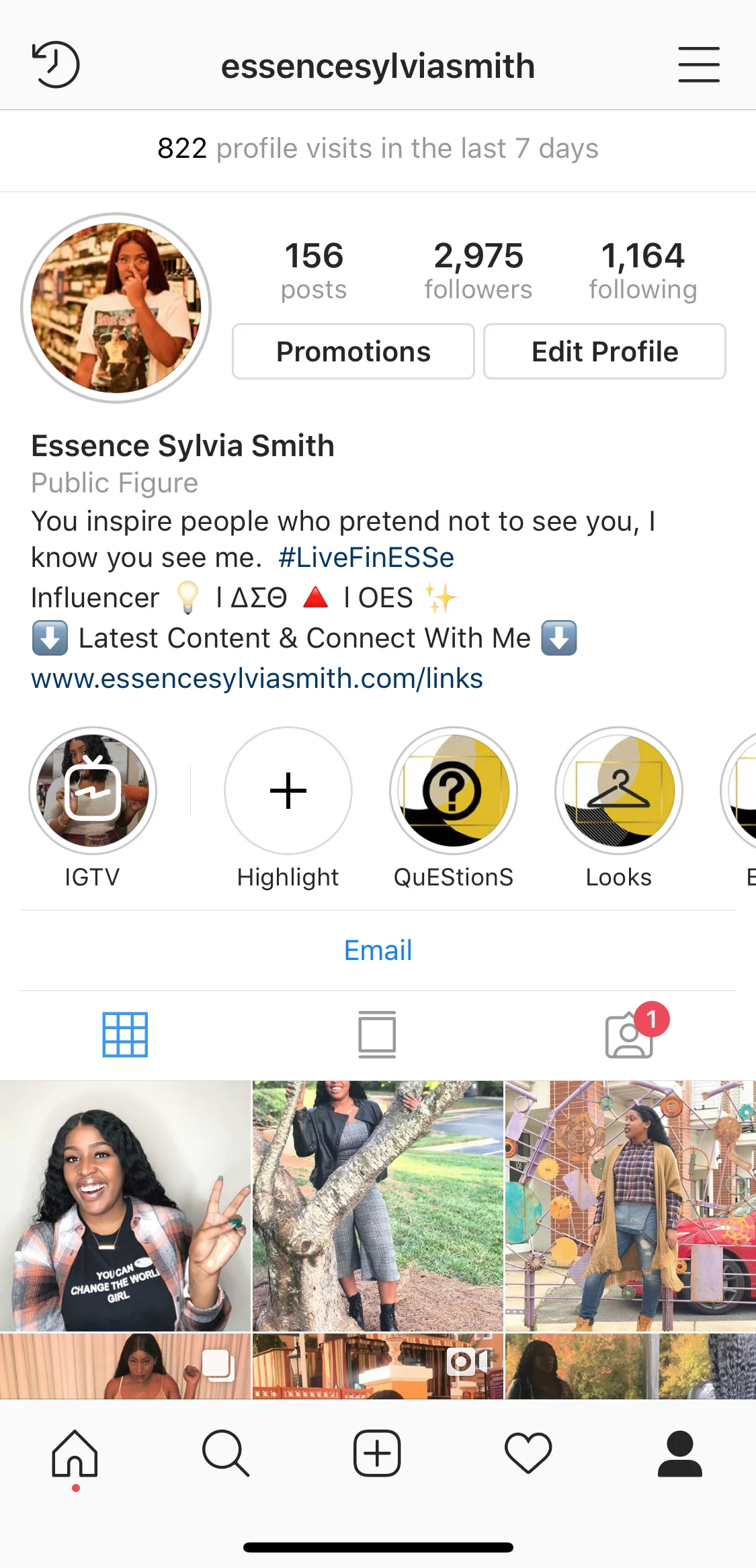 I couldn’t find a screenshot of when I first began my journey but I began my journey at 1,800 followers on Instagram .