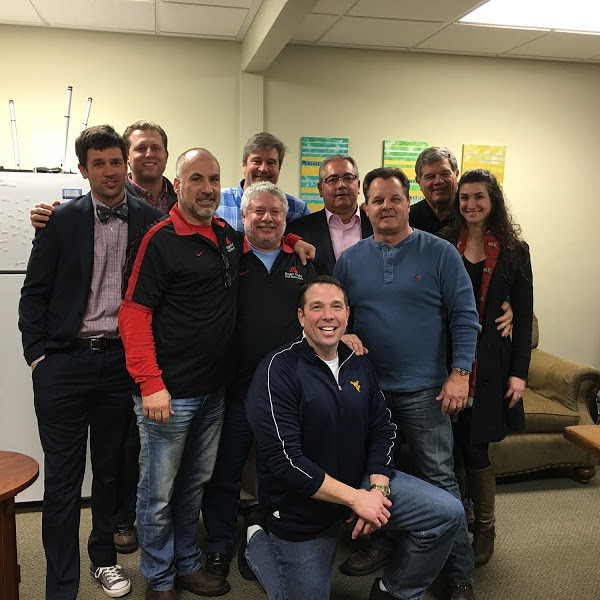 Picture of some of the improv actors and instructors of the Dodd Law clinic.