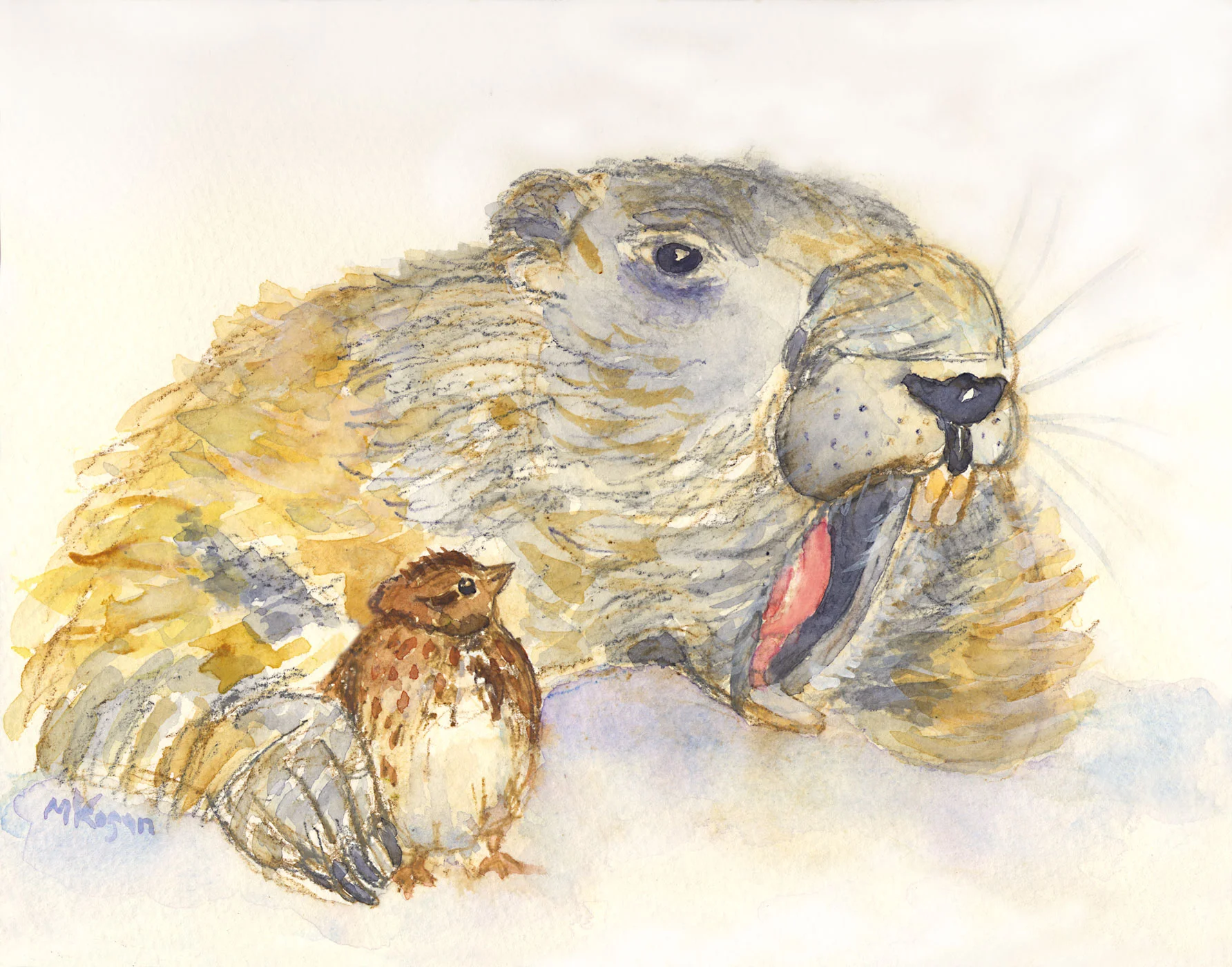 1-Groundhog-and-bird-7-9-2018.jpg