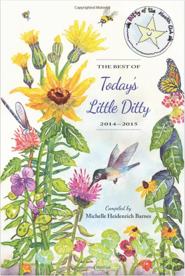   The Best of Today’s Little Ditty, 2014-2015,  (Volume 1),  Compiled by Michelle Heidenrich Barnes Igoo Island Press ©2015 Cover Art  and a poem by Michelle Kogan  
