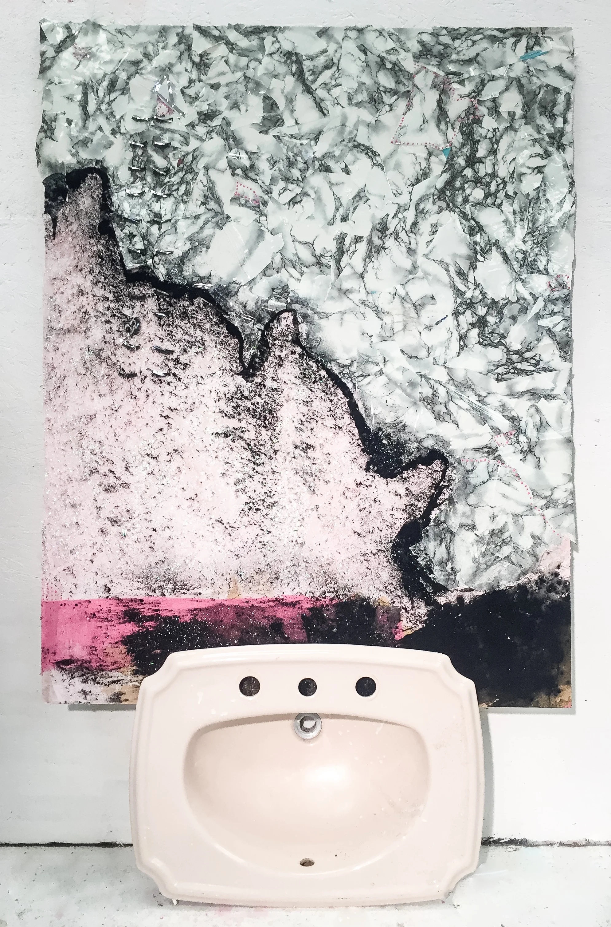 Marbled Marble + Pink Marble