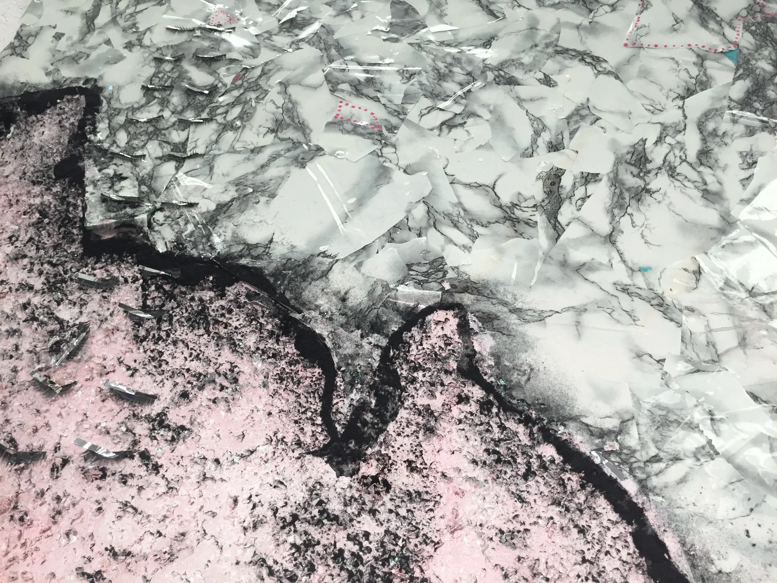 Marbled Marble + Pink Marble