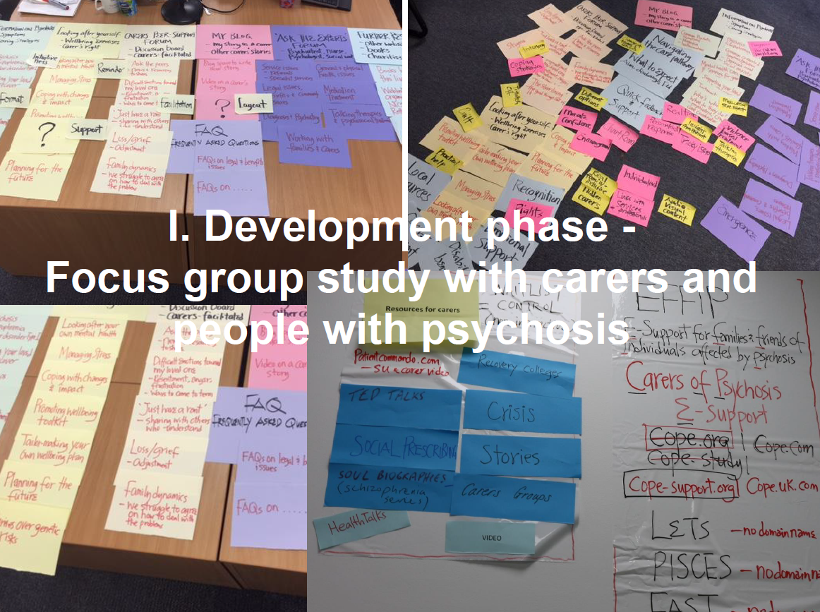 EFFIP project: participatory research to co-produce a digital intervention with carers and for carers