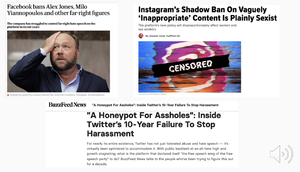 Five indicators of online abuse on high profile criminal cases.