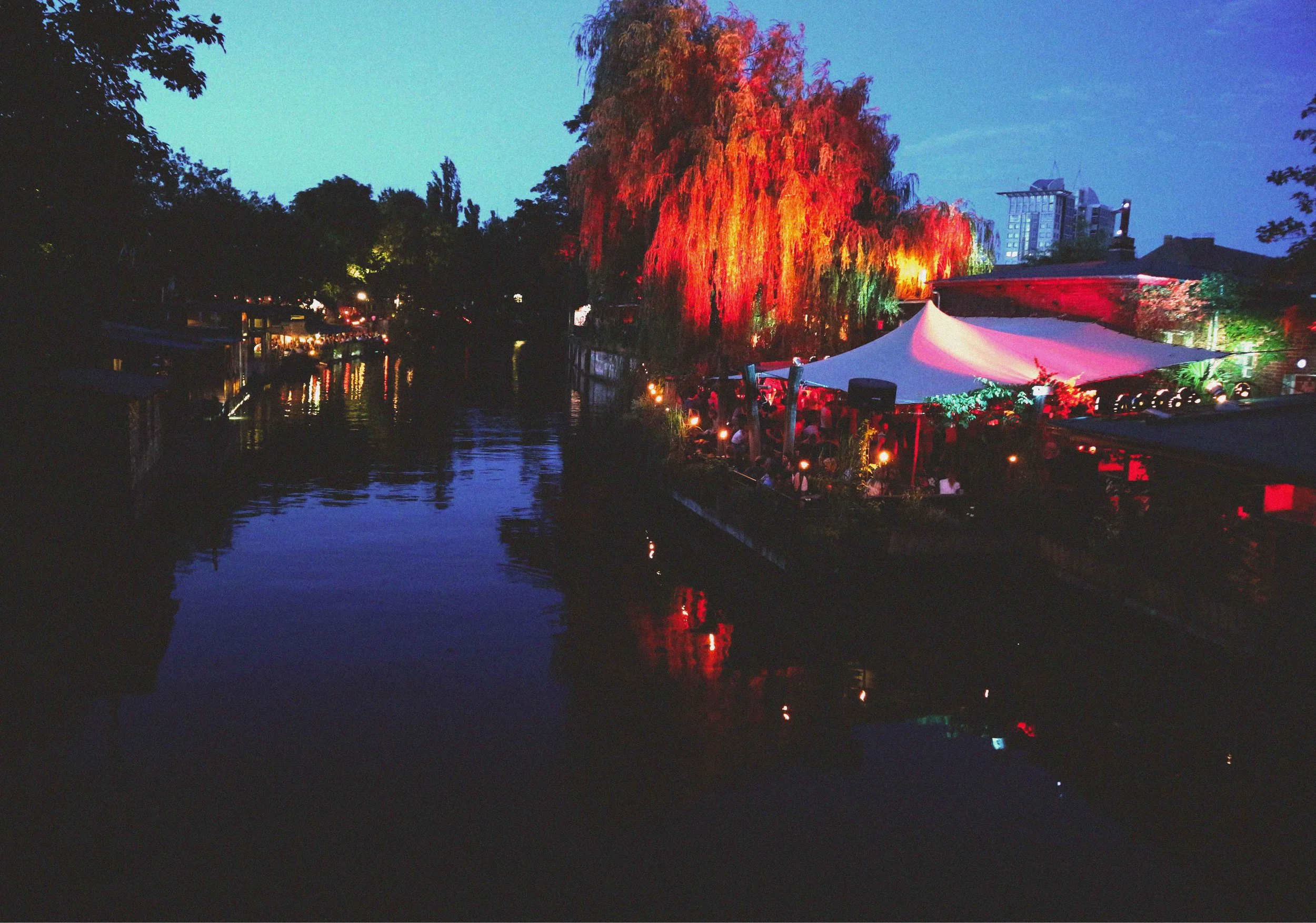 Berliners partying on a Tuesday