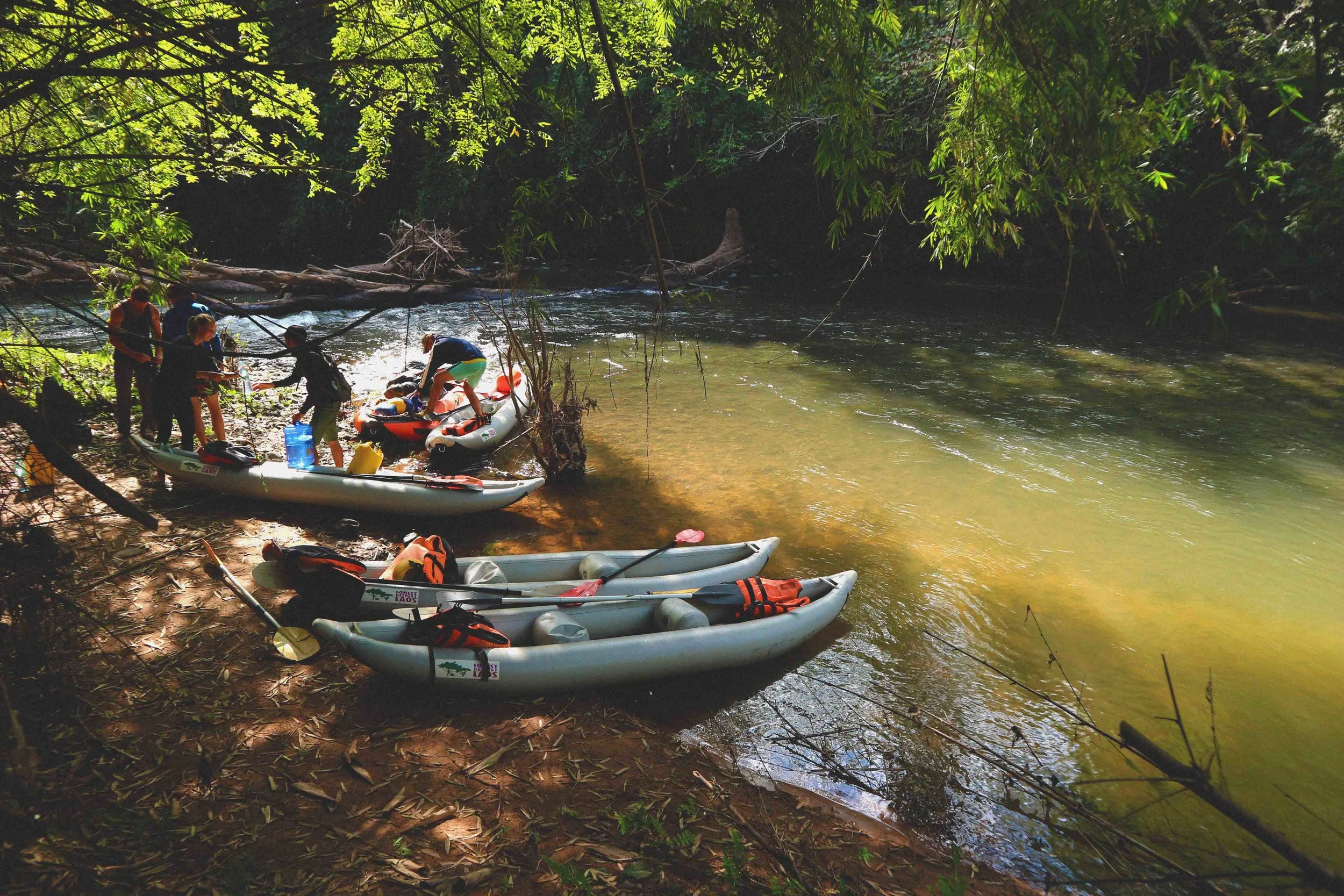 Kayaking in the Nam Ha National Park