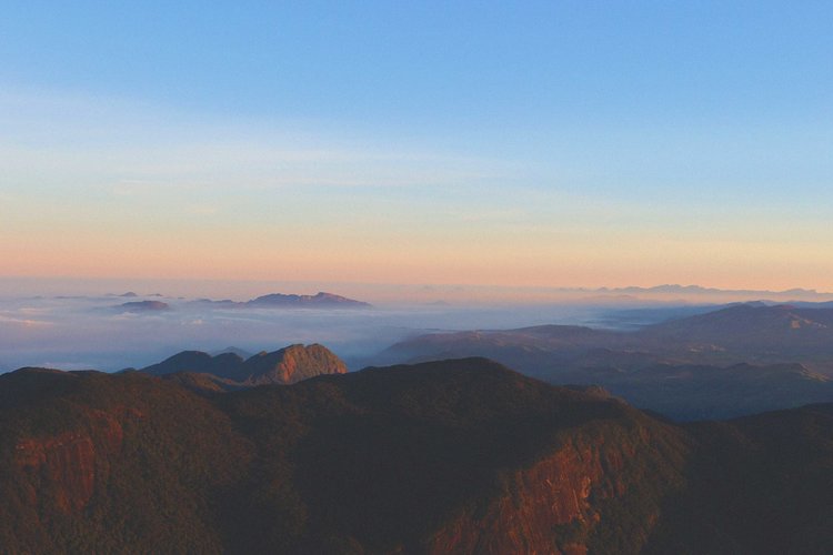We took several local buses to get to the base of Adam’s Peak in central Sri Lanka