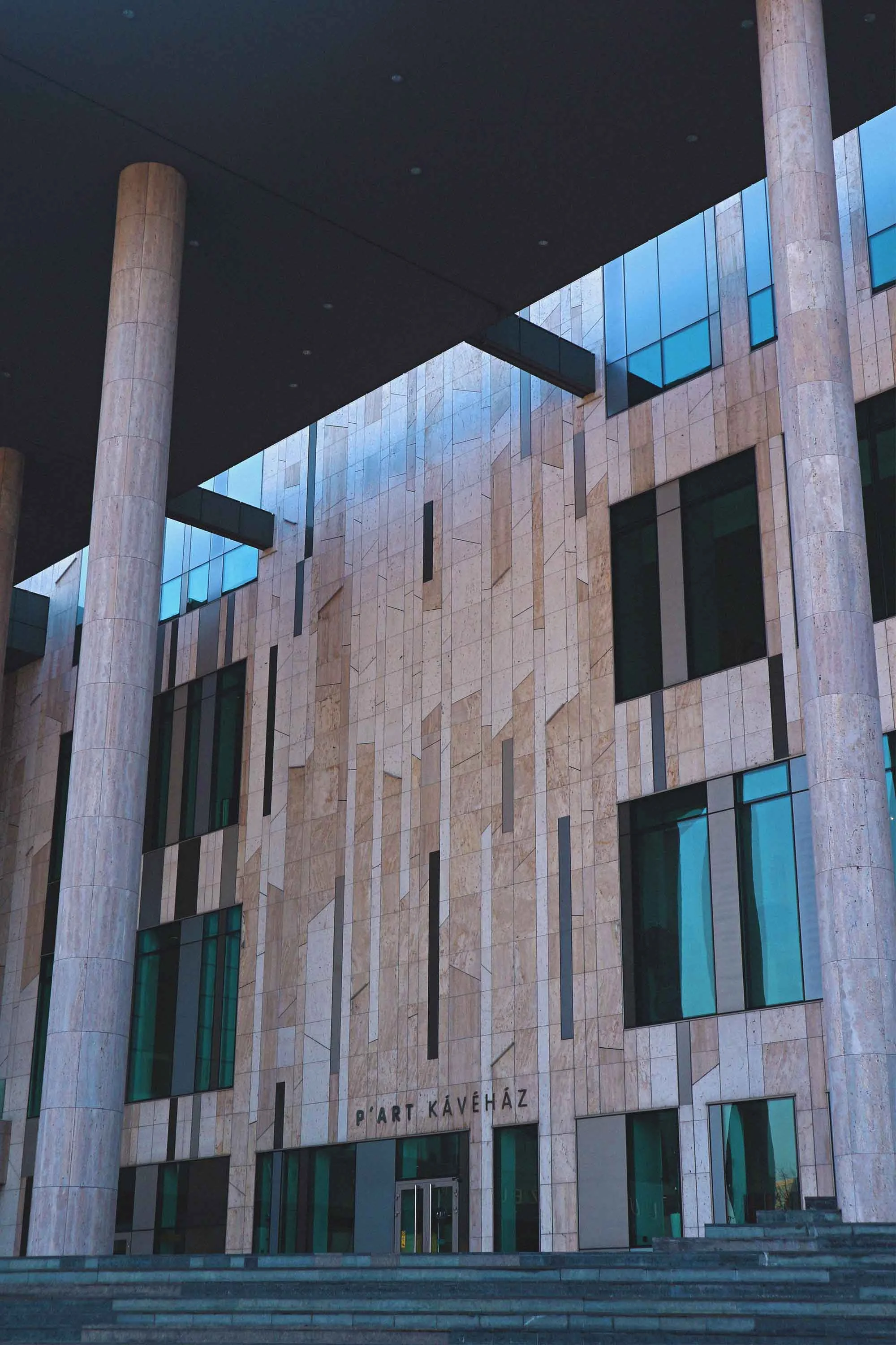 Contemporary architecture at The Ludwig Museum Of Contemporary Art
