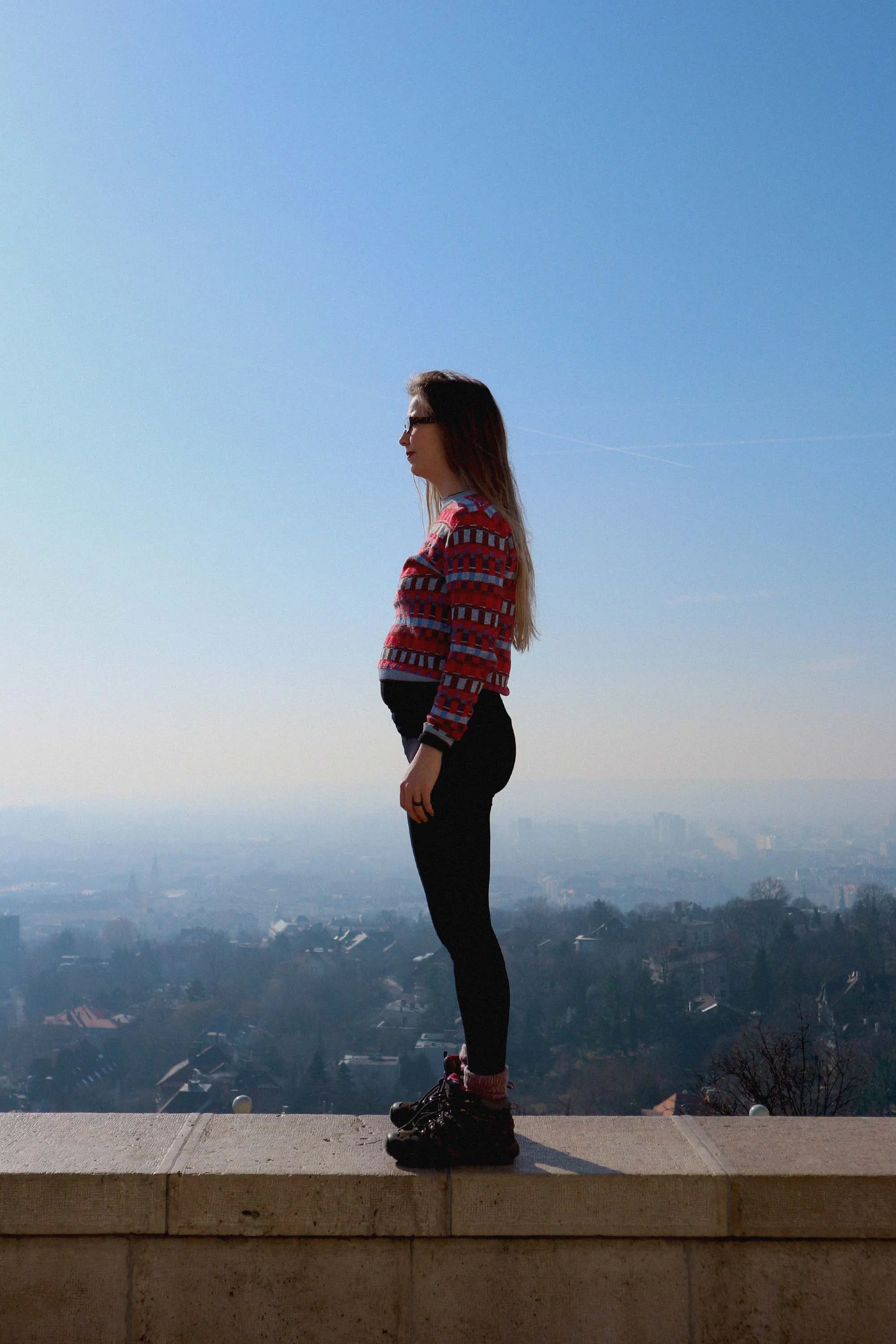 Me and my bump at the top of the Citadel viewing platform