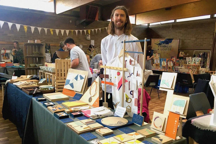 … and selling at one of our local markets