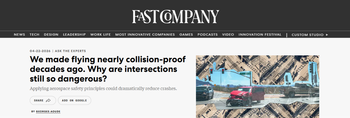 We made flying nearly collision-proof decades ago. Why are intersections still so dangerous?
