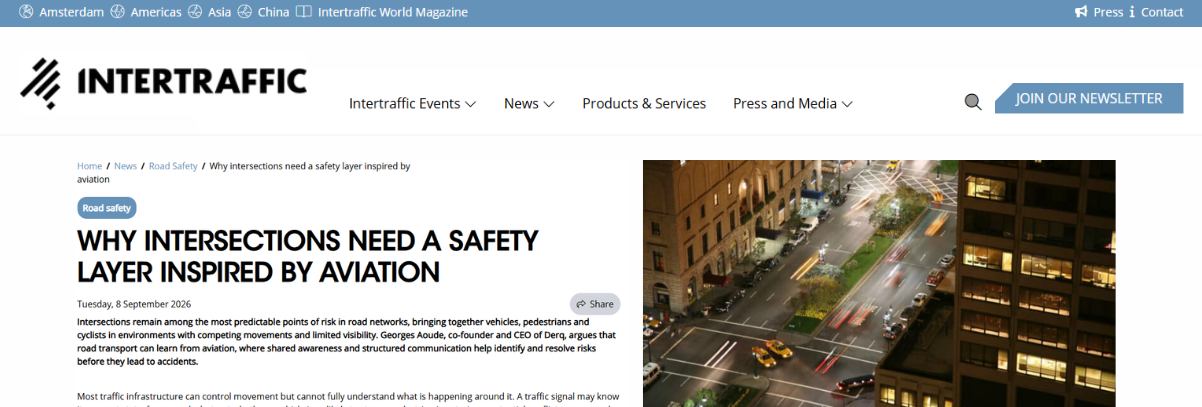 Why Intersections Need a Safety Layer Inspired by Aviation