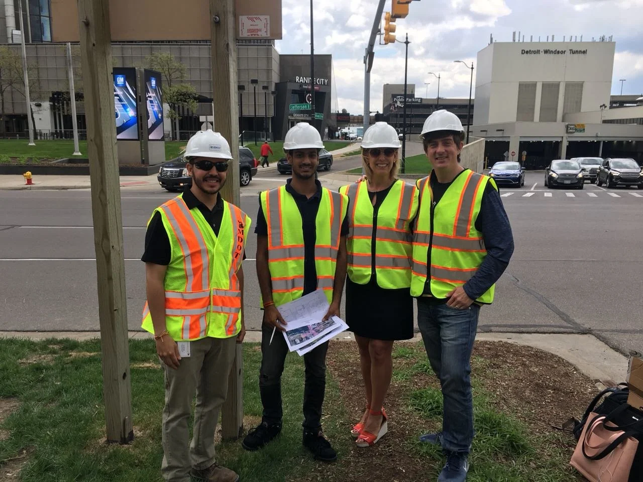 Derq team in Detroit