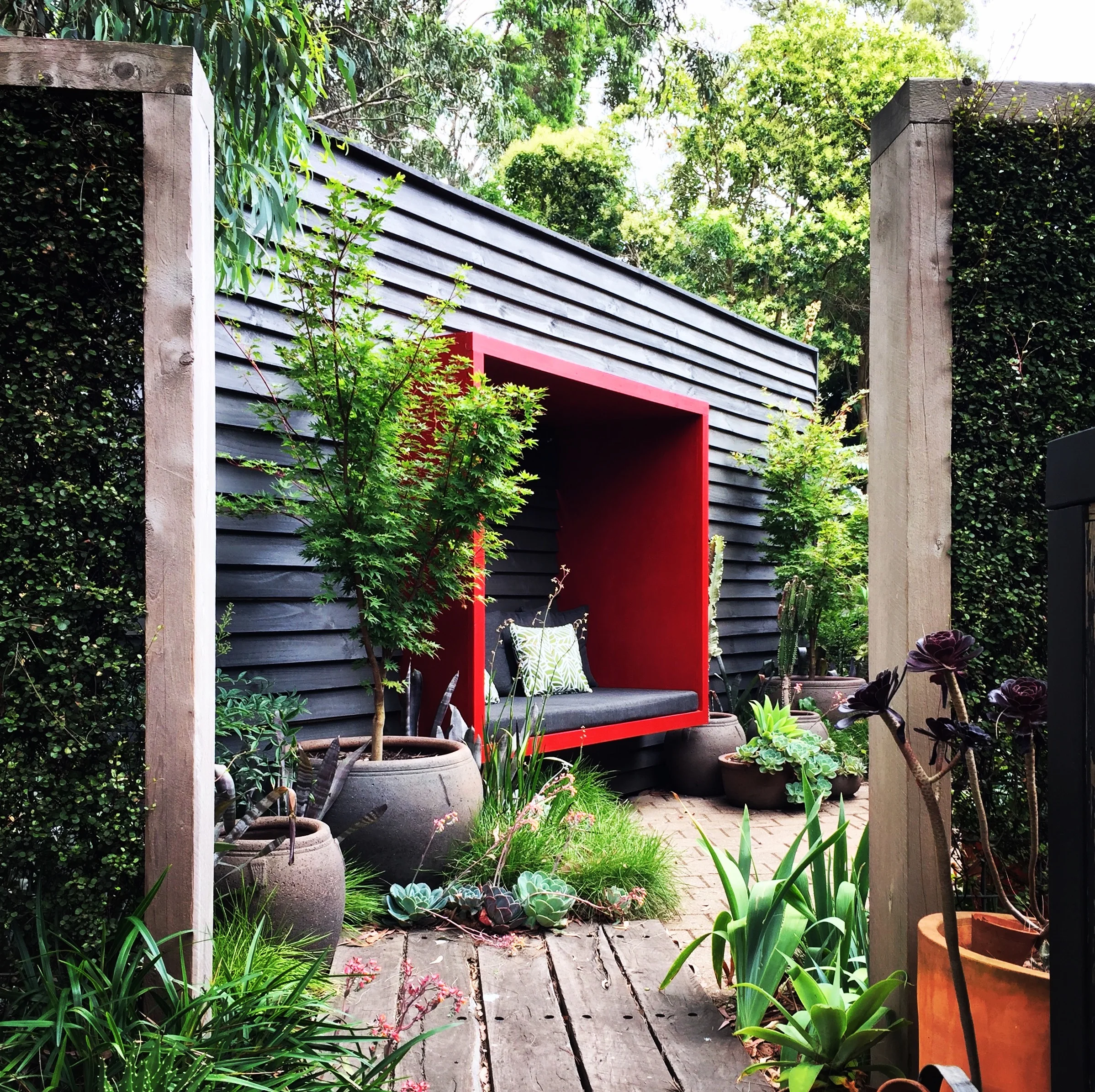 A creative solution to retain backyard privacy