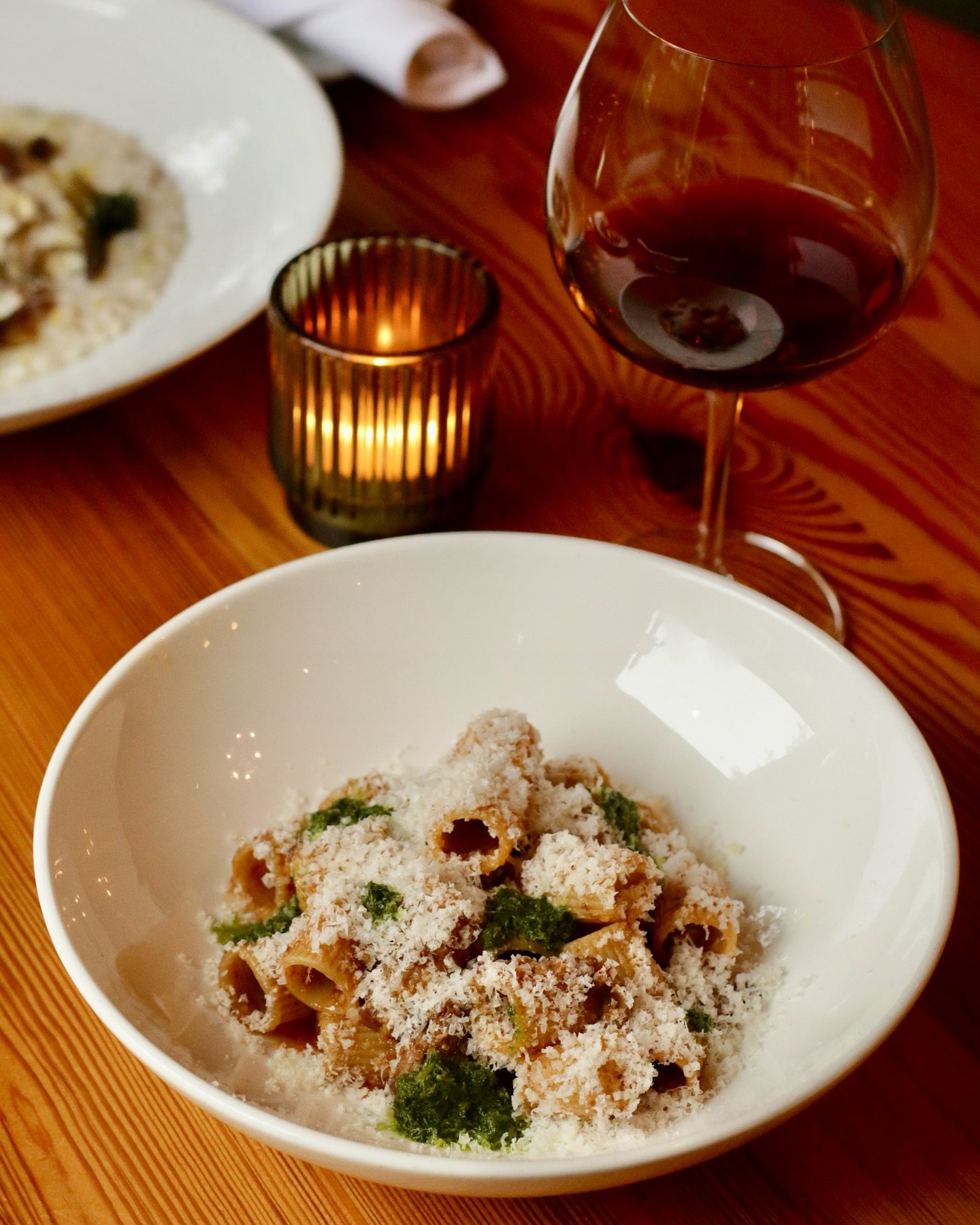 New to our menu &mdash; lamb sugo rigatoni! Braised lamb shoulder in a tomato sugo topped with freshly grated Parmesan&hellip; need I say more?